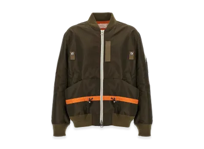 sacai Twill Nylon Blouson "Green"