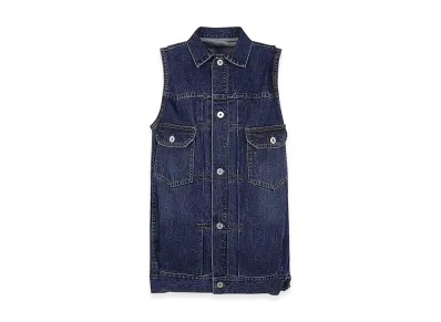 sacai Women's Denim Vest "Blue"