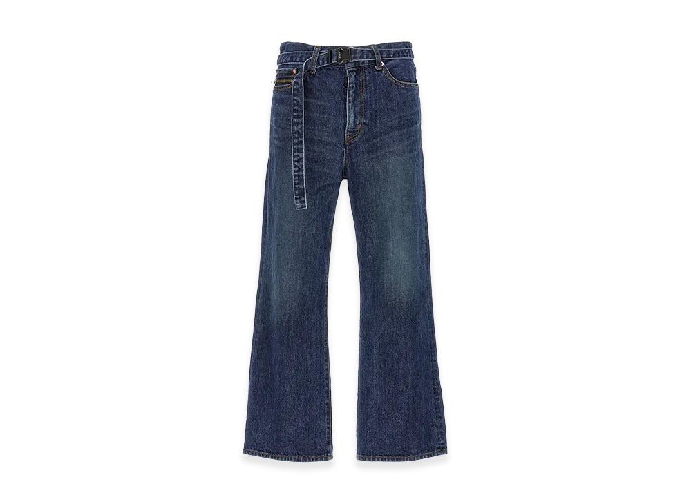 sacai Women's Bootcut Jeans "Blue"