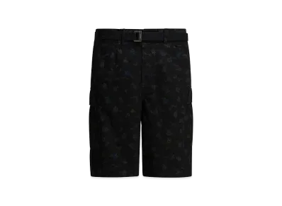 sacai Floral Cargo Shorts "Black"