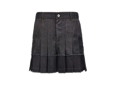sacai Women's Flounced Shorts "Blue"