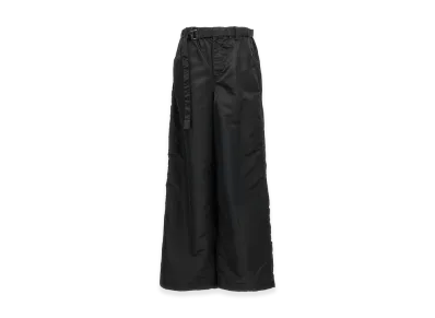 sacai Women's Nylon Twill Pants "Black"