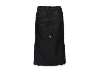 sacai Women's Pleated Insert Skirt "Black"