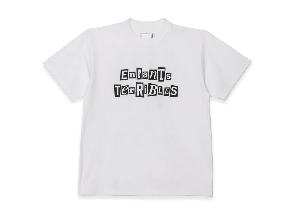 sacai x Jean Paul Gaultier 21AW Enfants Terribles Print T-Shirt "White"