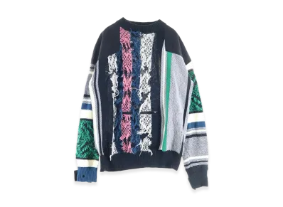 sacai Rug Jacquard Knit Pullover "Multi"