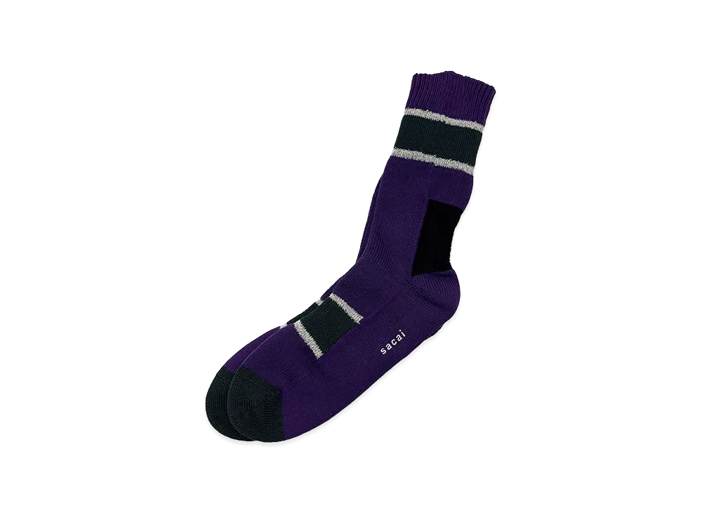 sacai High Socks "Purple"