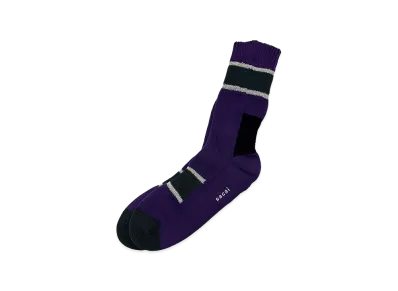 sacai High Socks "Purple"