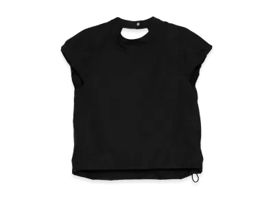 sacai Women's Poplin Pullover "Black"