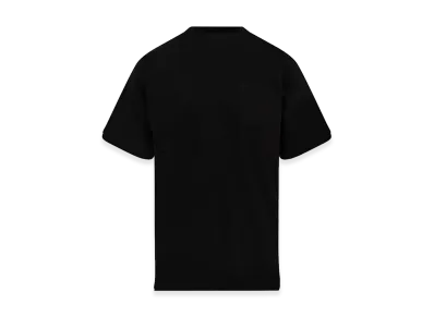 sacai Cotton T-Shirt with Nylon Inserts "Black"