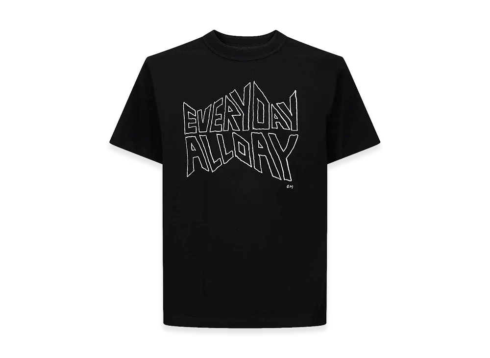 sacai Geoff Print T-Shirt "Black"