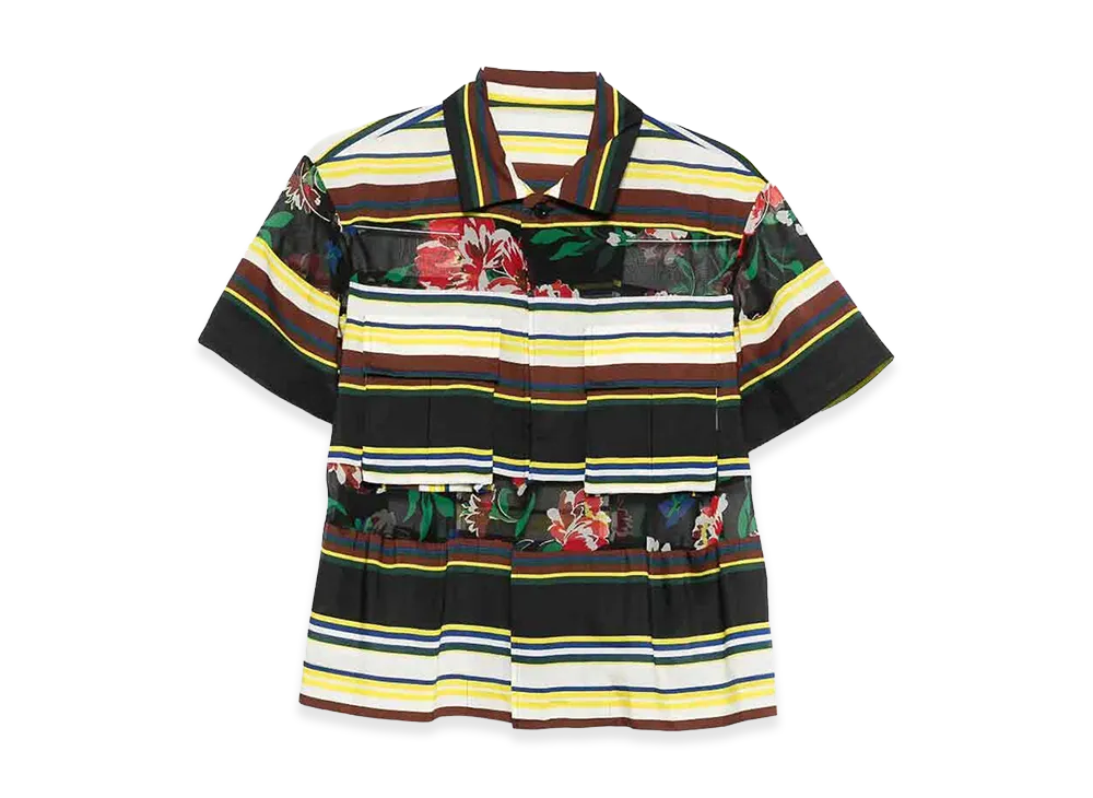 sacai Women's Pattern Mix Shirt "Multi"