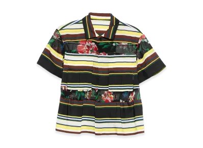 sacai Women's Pattern Mix Shirt "Multi"