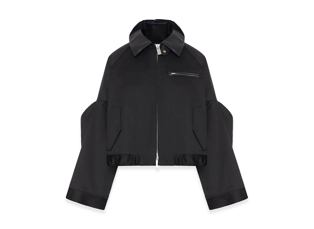 sacai Women's Cotton Chino Jacket "Black"