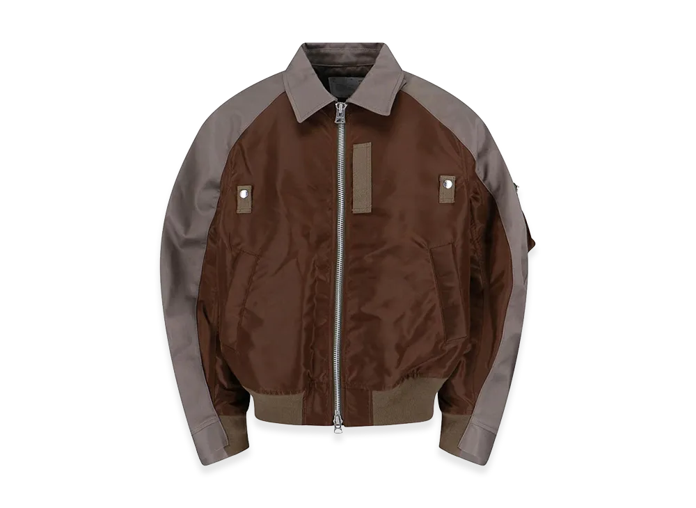 sacai Outerwear "Brown/Grey"