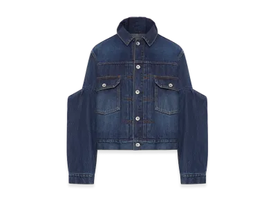 sacai Women's Cotton Denim Jacket "Blue"