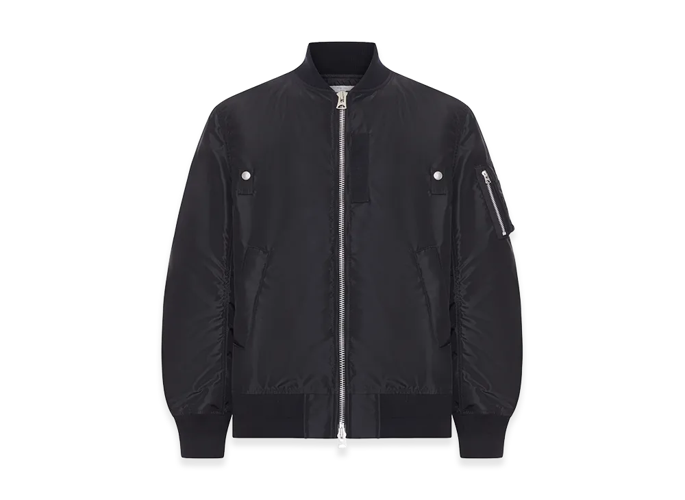 sacai Nylon Bomber Jacket with Zip "Black"