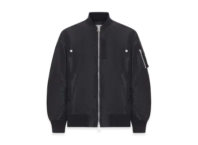 sacai Nylon Bomber Jacket with Zip "Black"