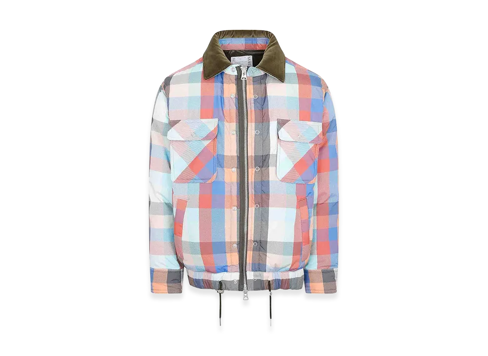 sacai Plaid Padded Blouson "Multi"