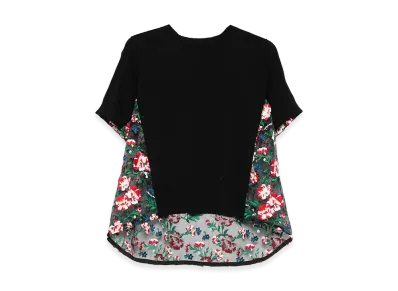 sacai Women's Floral Embroidery Pullover "Black"