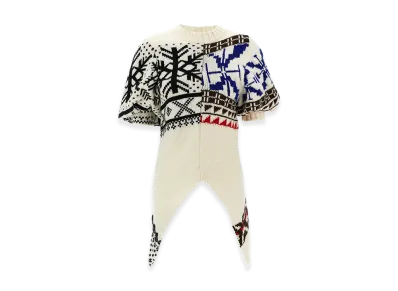 sacai Women's Jacquard Sweater "Multi"