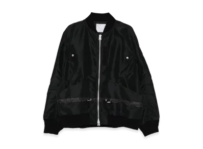 sacai Bomber In Nylon "Black"