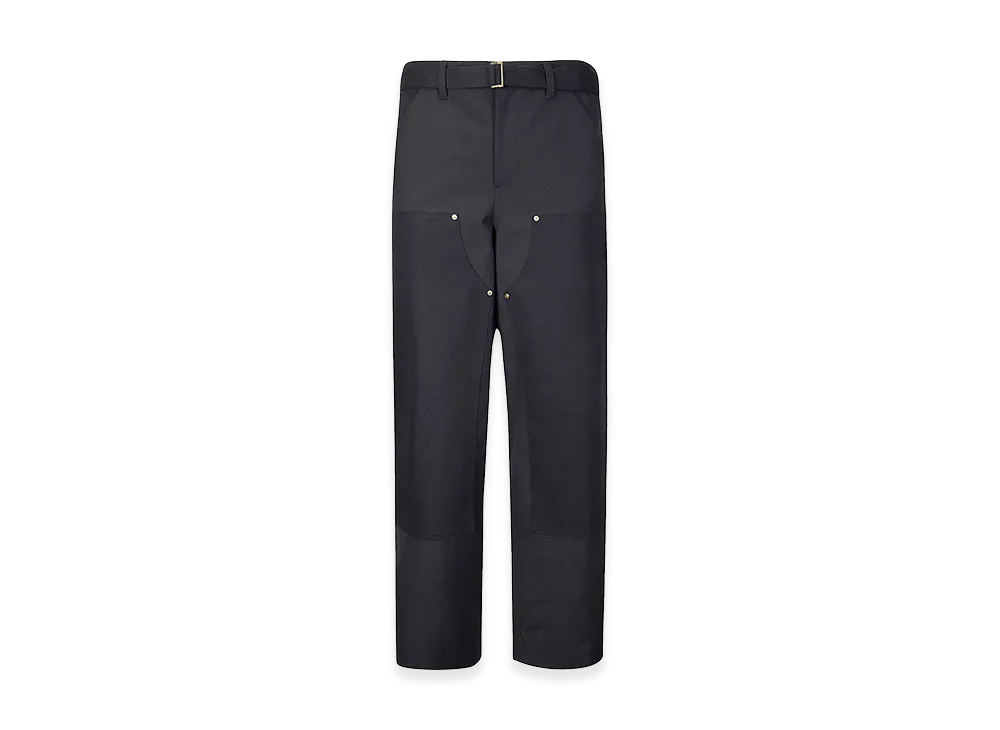 sacai Carhartt WIP Duck Pants "Black"