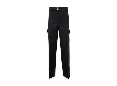 sacai Women's Stripe Pants "Black/Chalk"