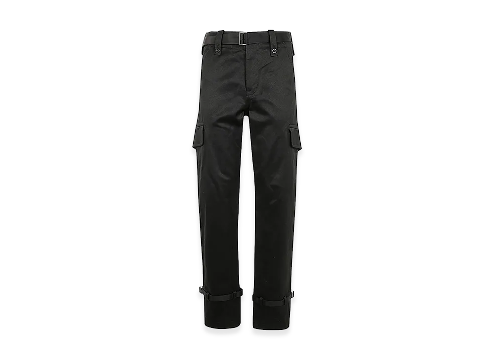 sacai Women's Cotton Chino Pants "Black"