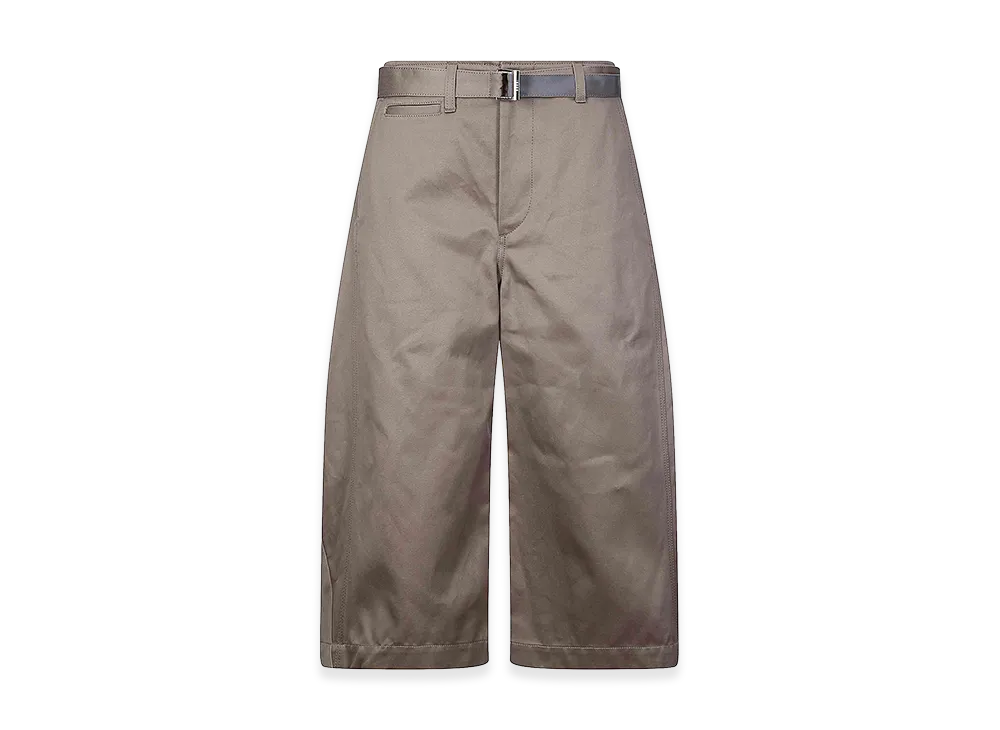 sacai Women's Cotton Chino Pants "Gray"