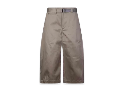 sacai Women's Cotton Chino Pants "Gray"