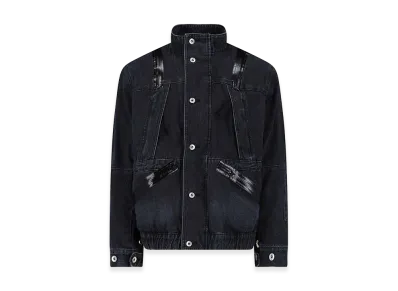 sacai Giacca In Denim "Black"