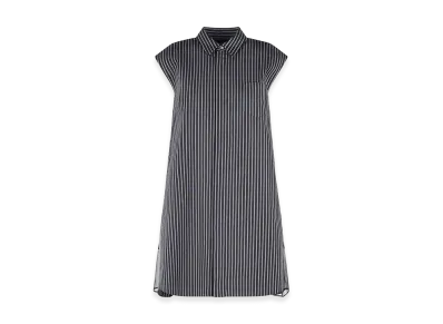 sacai Women's Cotton Blend Dress "Dark Blue/Navy"