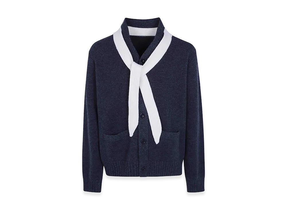 sacai Wool Knit Cardigan "Gray"