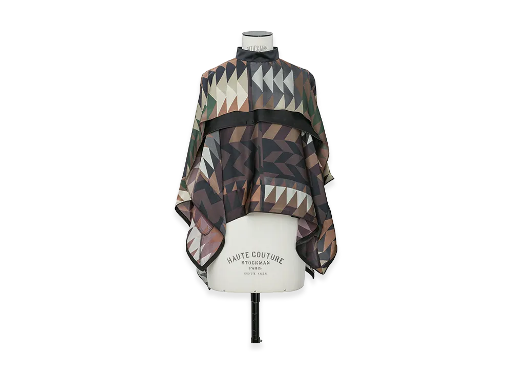 sacai x A.P.C. Women's Quilts Pullover "Brown Multi"
