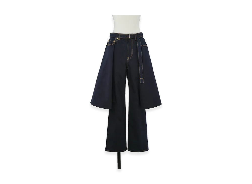 sacai Women's Denim Pants "Navy"