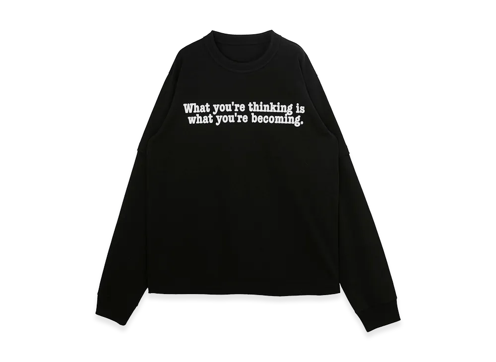 sacai x Muhammad Ali L/S T-Shirt "Black"