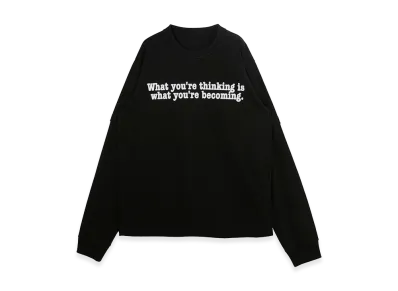sacai x Muhammad Ali L/S T-Shirt "Black"