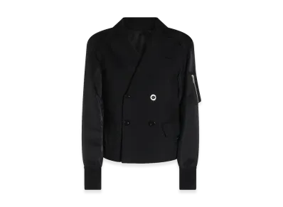 sacai Women's Nylon Blazer "Black"