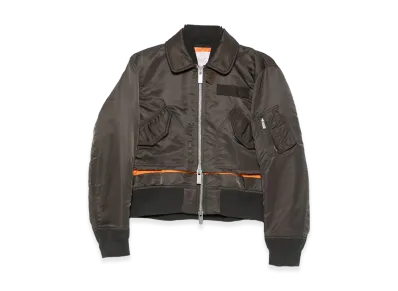 sacai Women's Double Layer Blouson "Green"