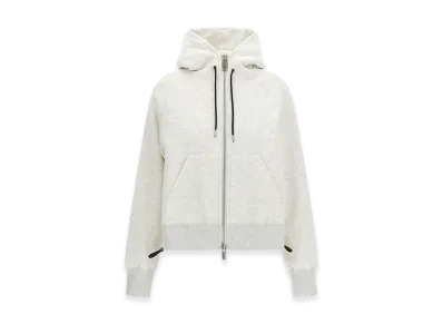 sacai Women's Cotton Hoodie "White"