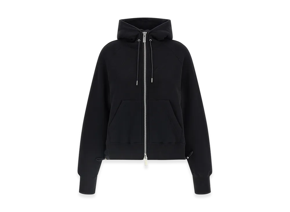 sacai Women's Cotton Hoodie "Black"