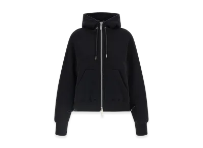 sacai Women's Cotton Hoodie "Black"