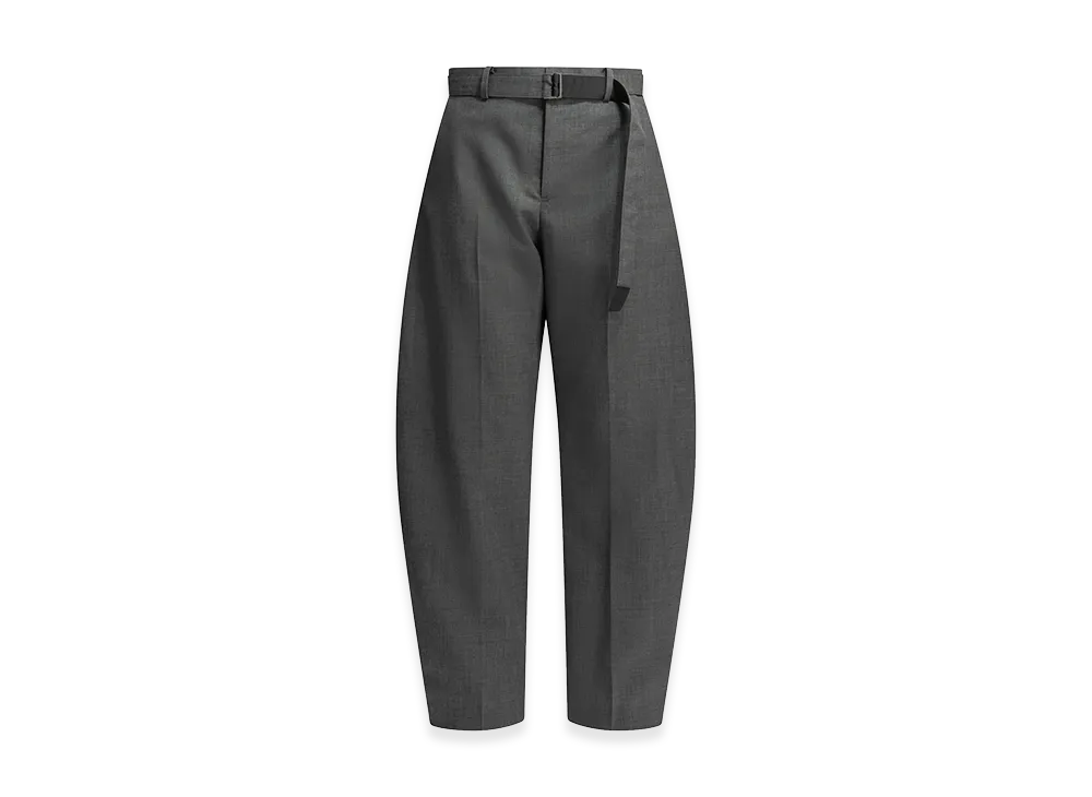 sacai Women's Tailored Wool Pants "Gray"