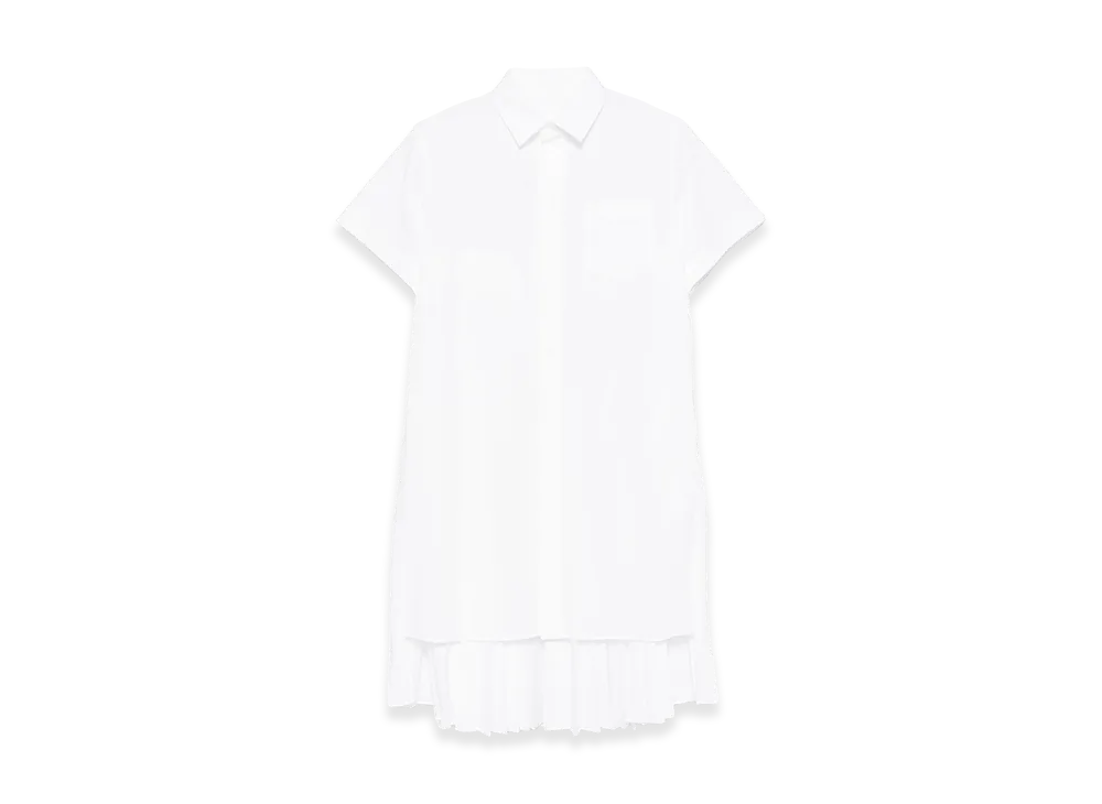 sacai Women's Chemisier Dress "White"
