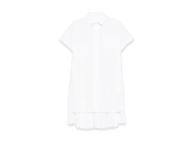 sacai Women's Chemisier Dress "White"