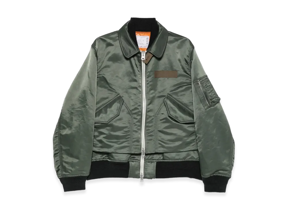 sacai Double Layer Blouson "Green"