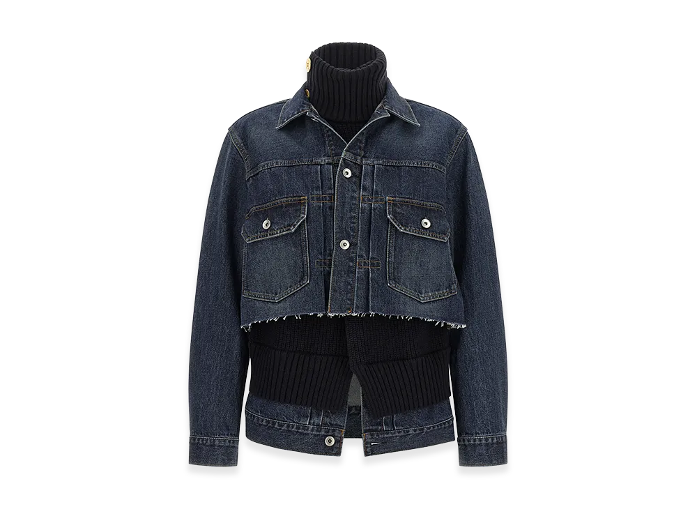 sacai Women's Hybrid Jacket "Blue"