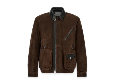 sacai Suede Blouson "Brown"