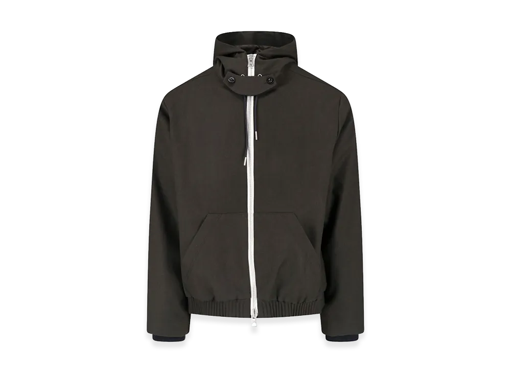 sacai Zip-Up Hoodie "Green"