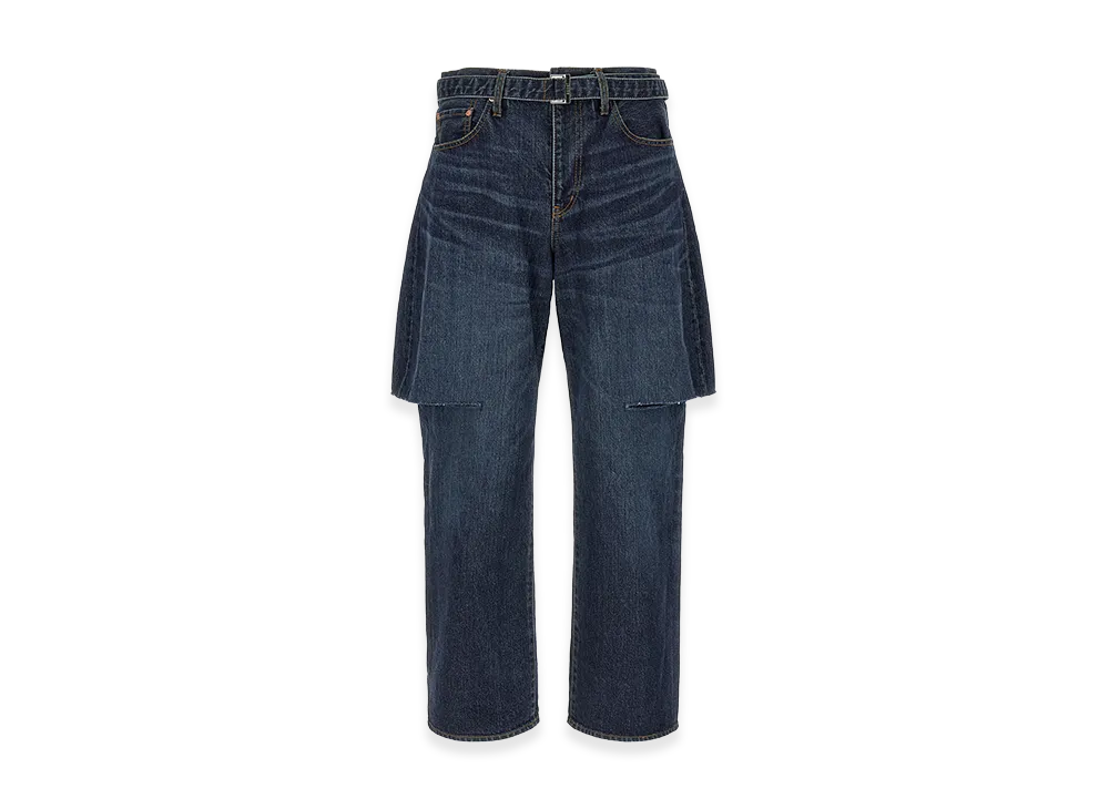 sacai Cut-Out Jeans "Blue"